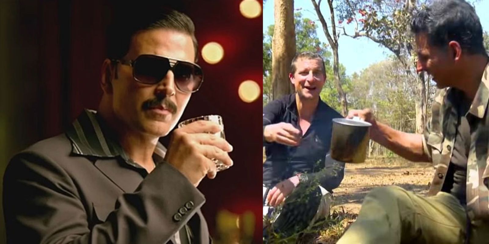 Akshay Kumar Didn’t Mind Having Elephant Poop Tea With Bear Grylls Because He Consumes Cow Urine Every Day