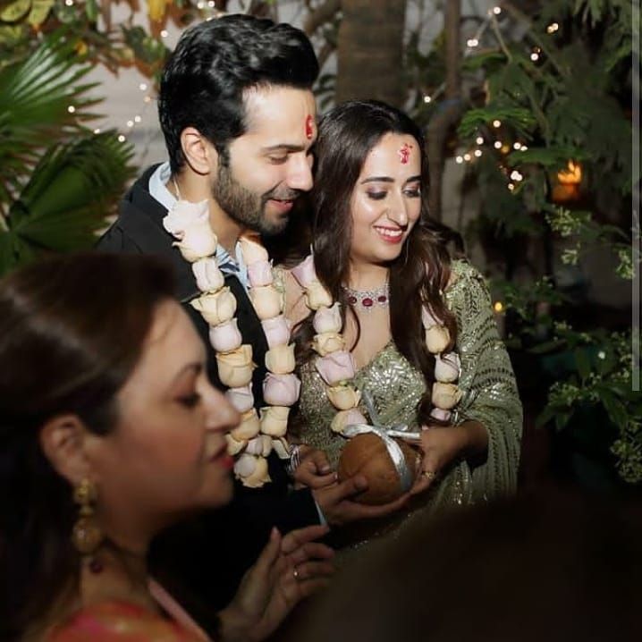 Varun Dhawan And Natasha Dalal's Roka Pictures Go Viral After Their Low Key Alibaug Wedding; See Photos