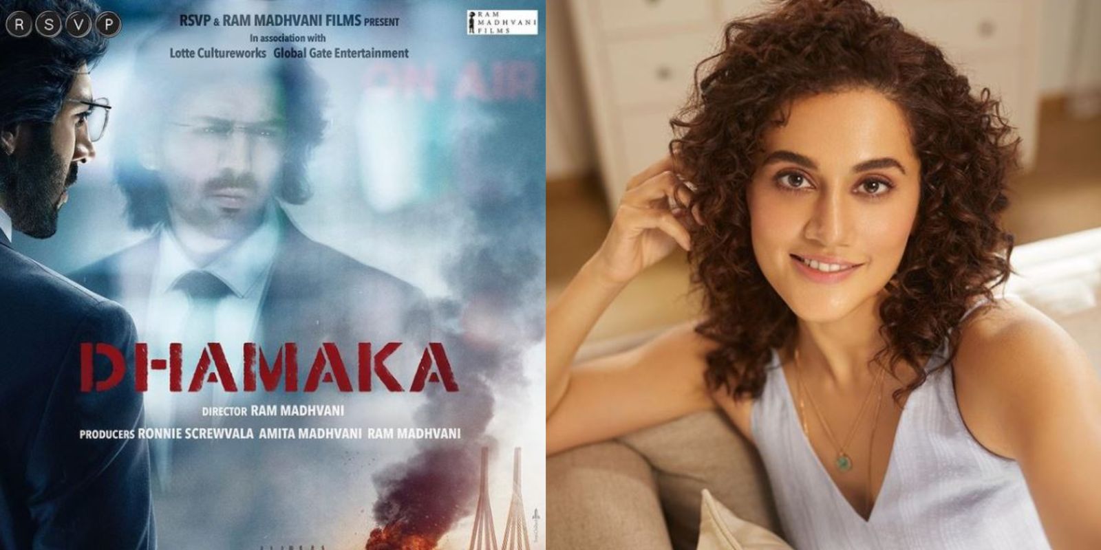 Dhamaka: Story Of The Kartik Aaryan Starrer Was Written With Taapsee Pannu In Mind, Rahul Dhokalia Was To Direct?