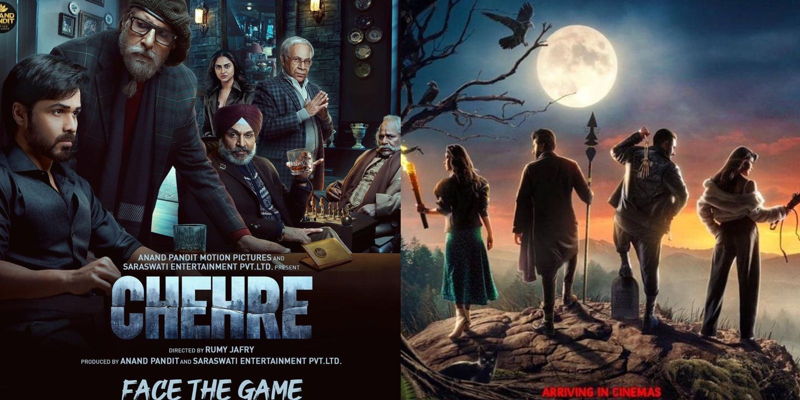 Here’s When Amitabh Bachchan-Emraan Hashmi Starrer Chehre And Saif Ali Khan-Arjun Kapoor’s Bhoot Police Will Release