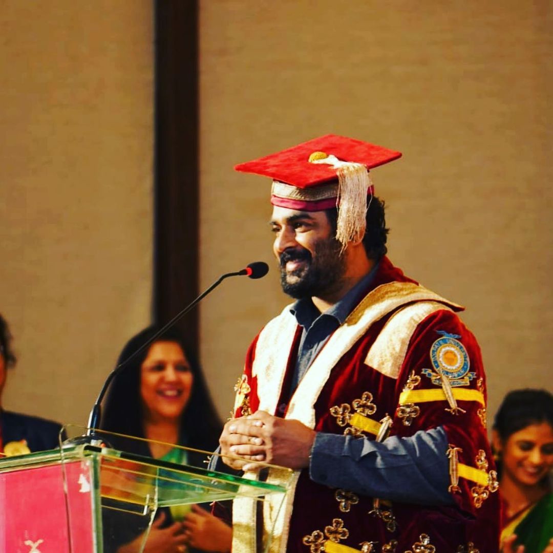 R Madhavan Awarded Degree Of Doctor Of Letters For His Outstanding Contribution To Arts And Cinema