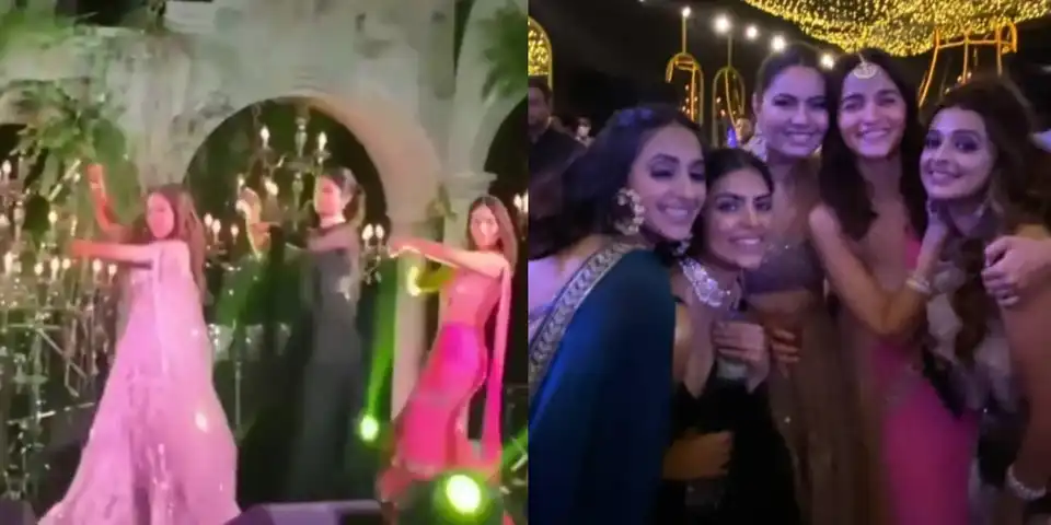 Alia Bhatt & Friends Ace The Sangeet Act At BFF Rhea Khurana's Wedding Dance To Jalebi Baby, Genda Phool; See Videos