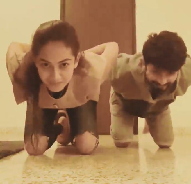 Shahid Kapoor And Wife Mira Rajput Take On The 'Gravity Challenge'; See Video