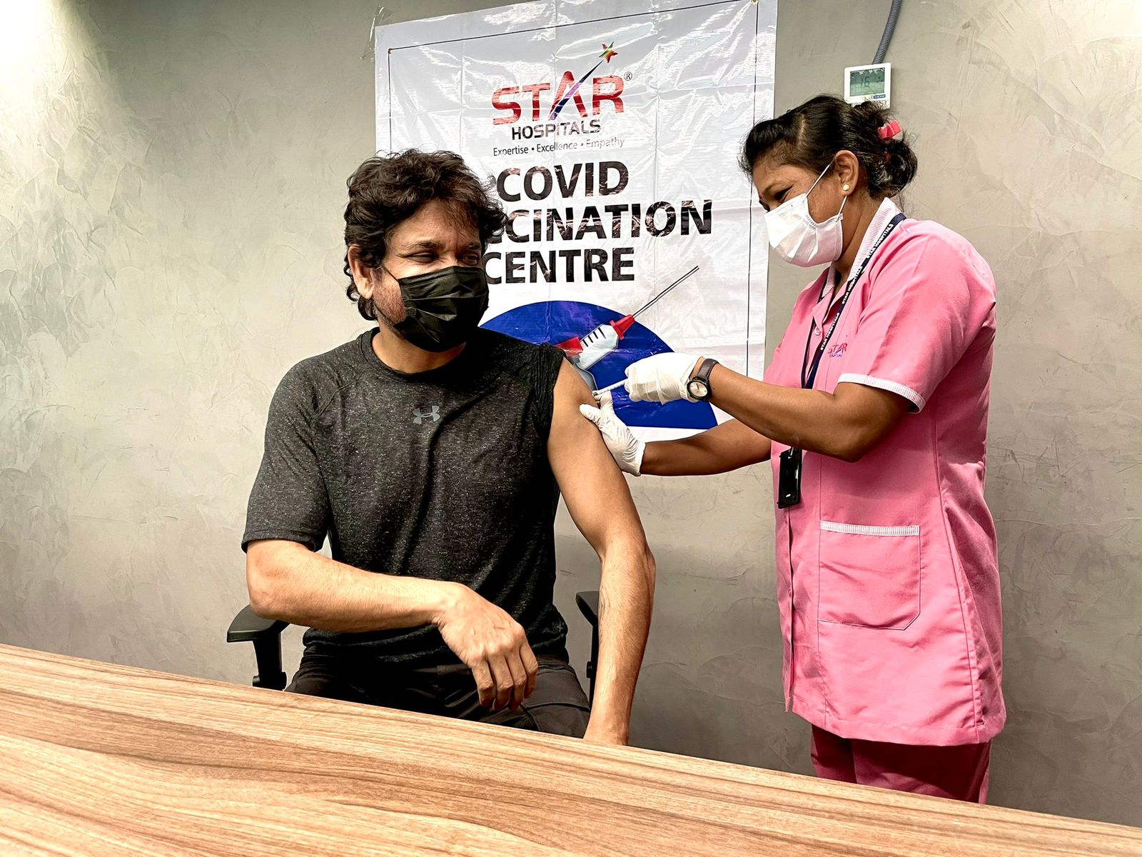 Nagarjuna Akkineni Receives The First Jab Of COVID-19 Vaccine; Makes A Special Appeal