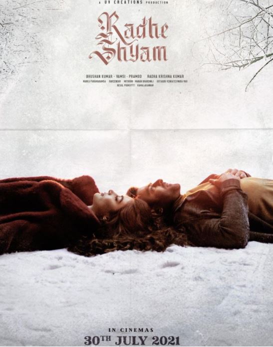 Radhe Shyam: New Poster Of Prabhas- Pooja Hegde Starrer Unveiled