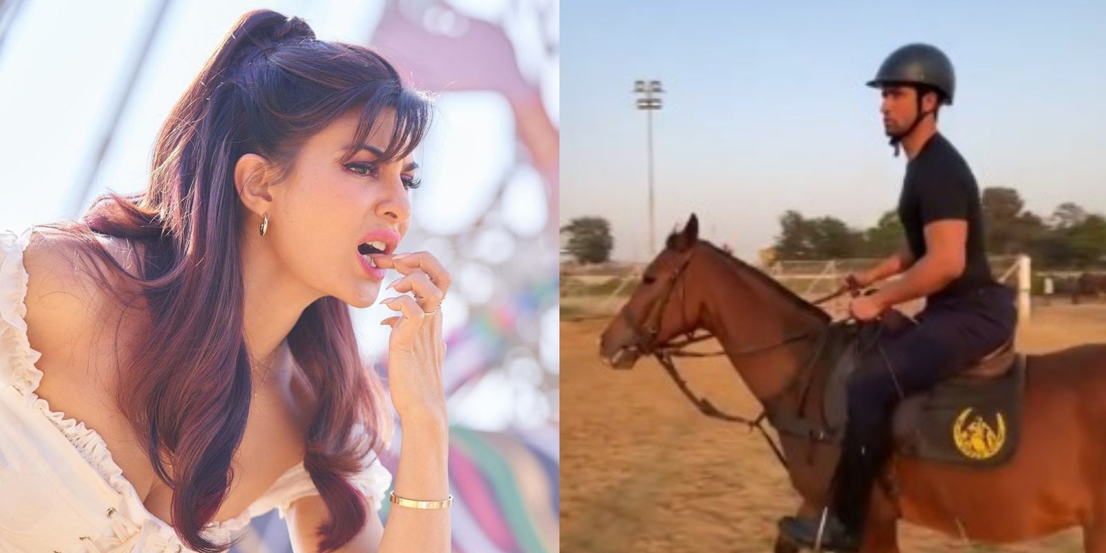 Jacqueline Fernandez Reveals Her First Look From Bachchan Pandey; Vicky Kaushal Returns To Horse Riding