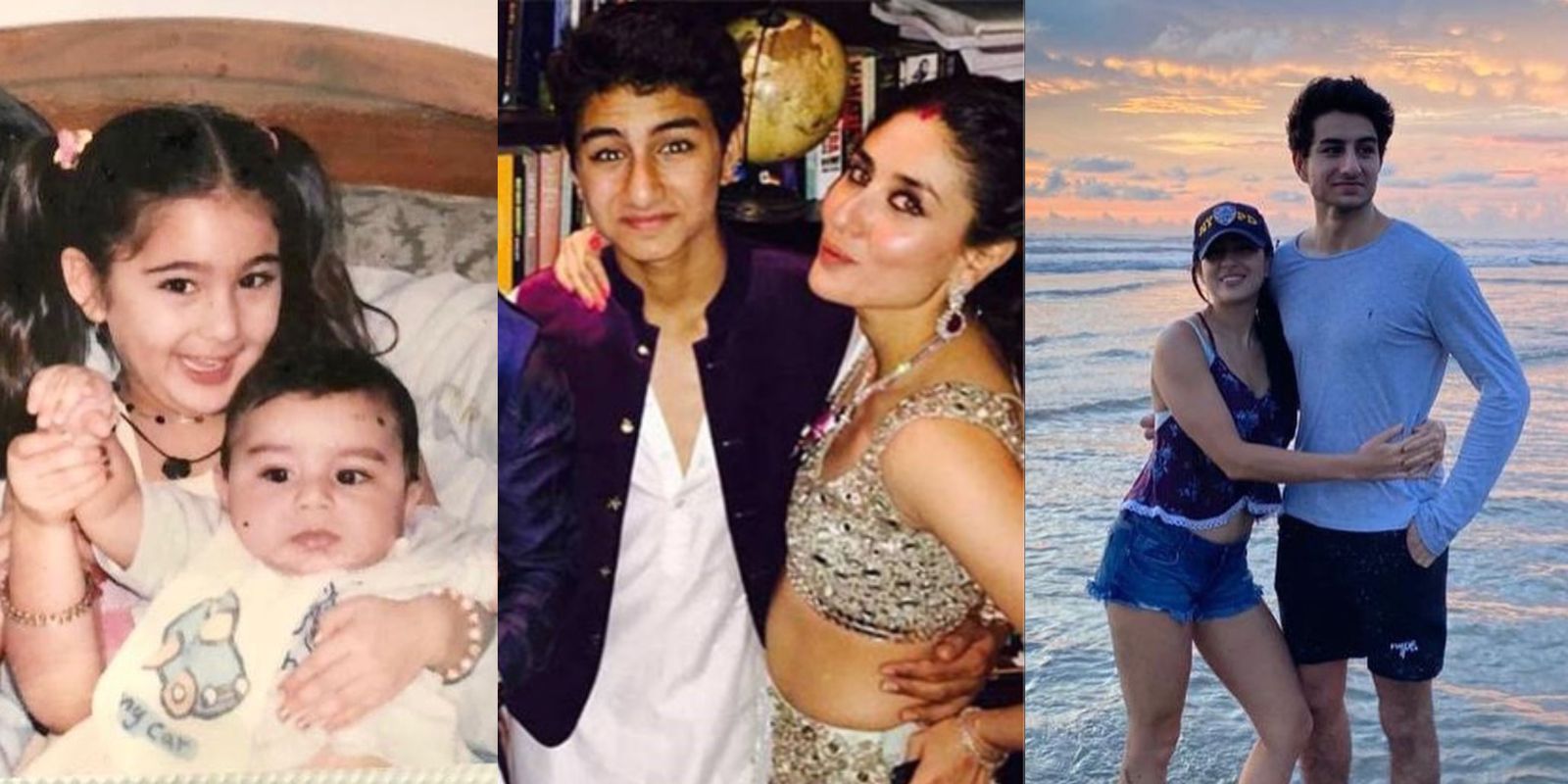 Kareena Kapoor And Sara Ali Khan Shower Ibrahim With Love On His 20th Birthday; Share Unseen Pictures