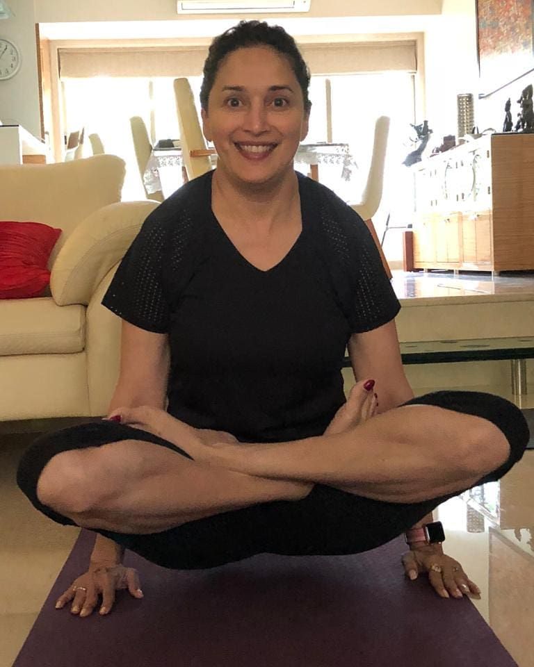 Madhuri Dixit Embraces Her Goofy Side With Latest Yoga Post And It Is Sure To Leave You In Splits