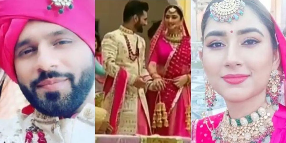 Rahul Vaidya And Disha Parmar Turn Bride And Groom For A Reel Wedding, Their Pics Take Social Media By Storm