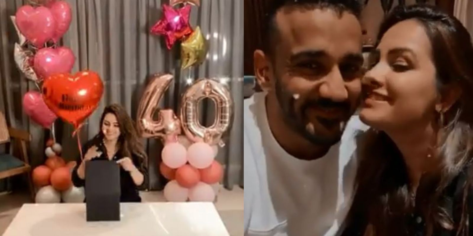 Anita Hassanandani Rings In 40th Birthday With Husband Rohit Reddy And Son Aarav; Watch Video