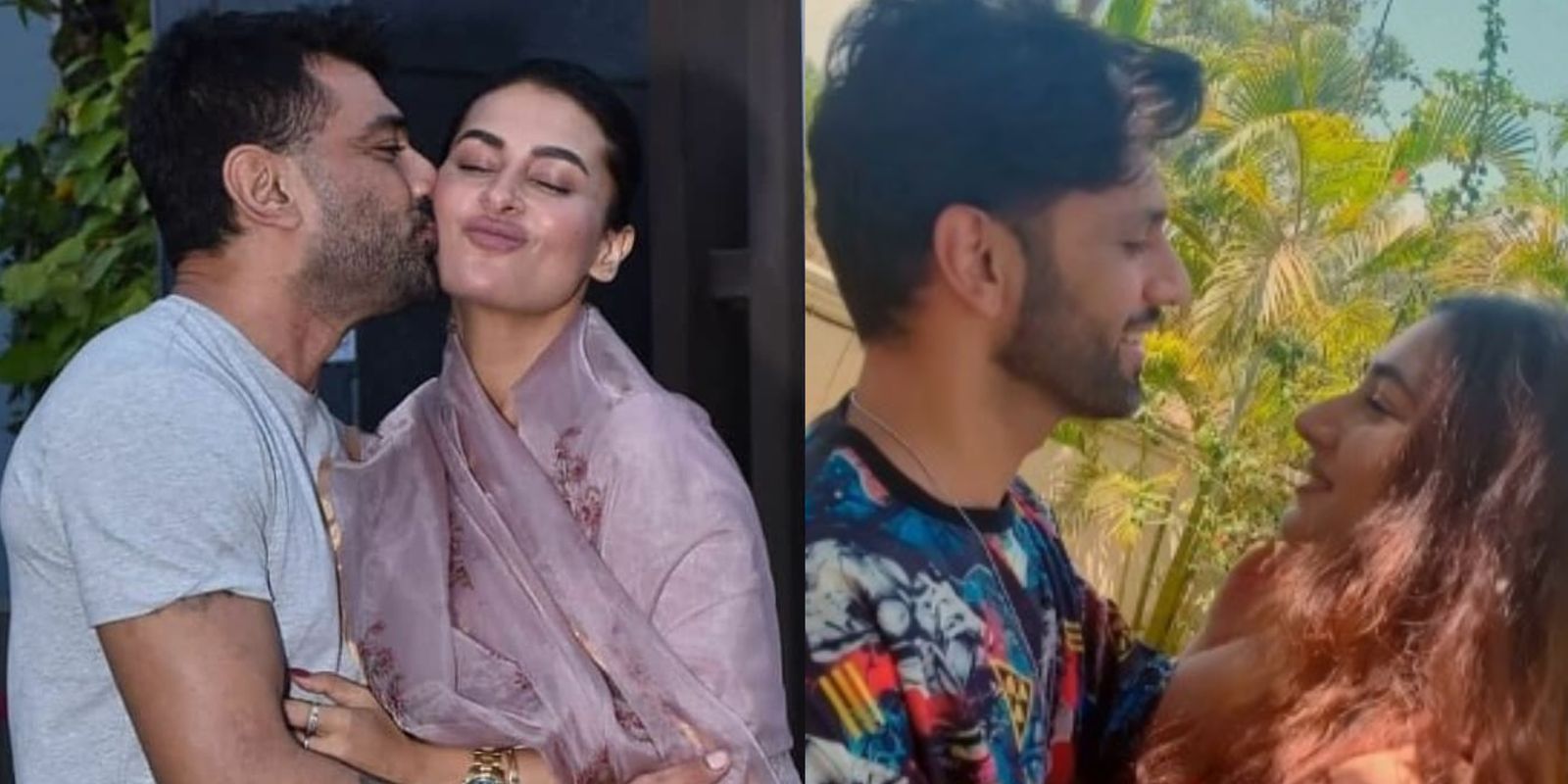 Eijaz Khan Showers Pavitra Punia With Kisses; Rahul Vaidya Shares A Romantic Video With Disha