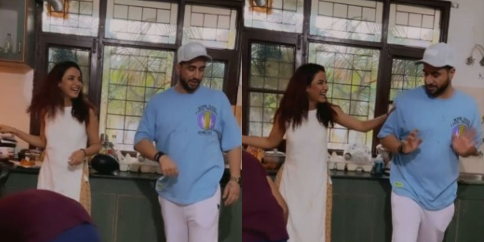 Jasmin Bhasin Prepares Iftaar Feast With Aly Goni’s Family While He Manages Them In This Hilarious Clip