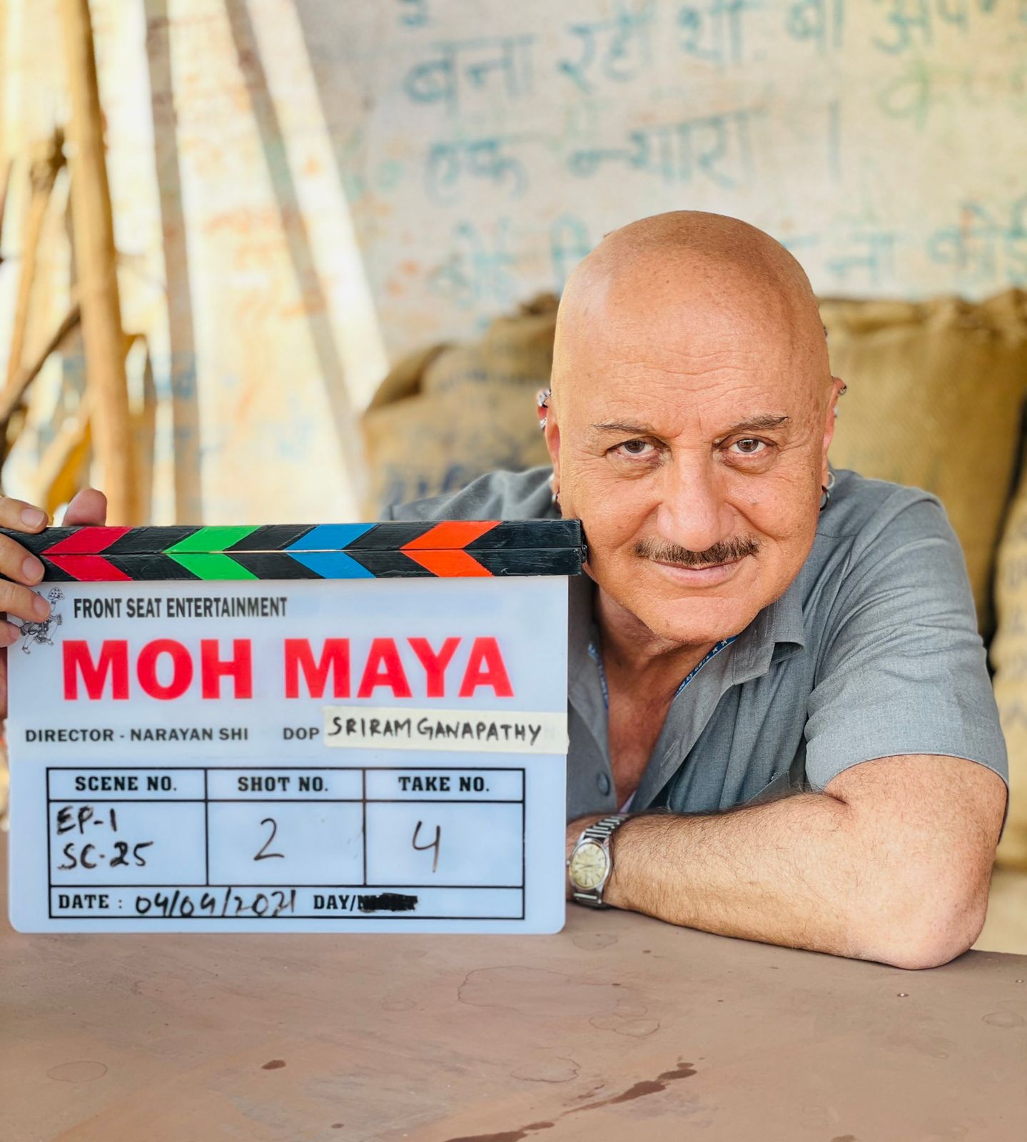 Anupam Kher Begins Shooting For His 519th Project Titled Moh Maya
