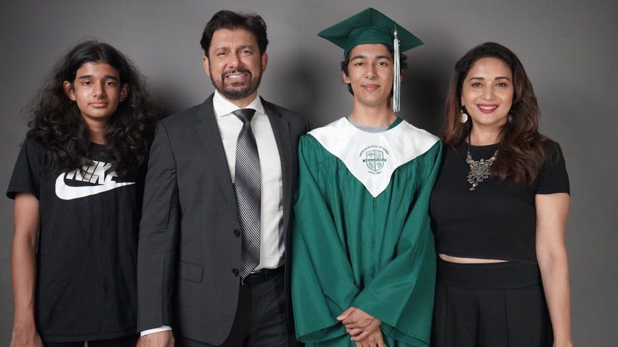 Madhuri Dixit Celebrates Son Arin's High School Graduation, Shares 'Proud Parent' Moment With Fans With A Note