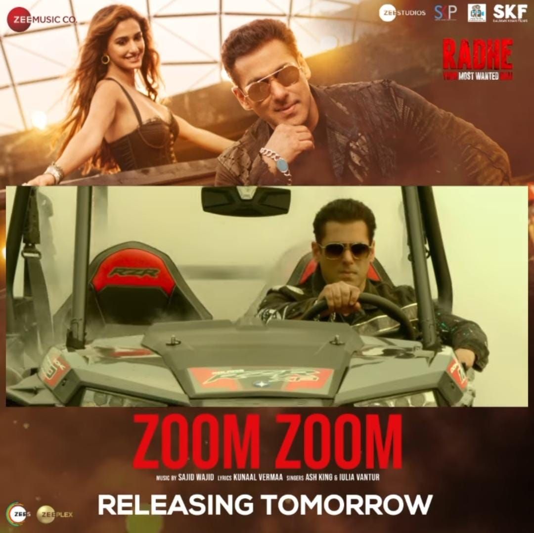 Salman Khan Shares A Teaser Of Radhe: Your Most Wanted Bhai’s Next Track Zoom Zoom; Watch