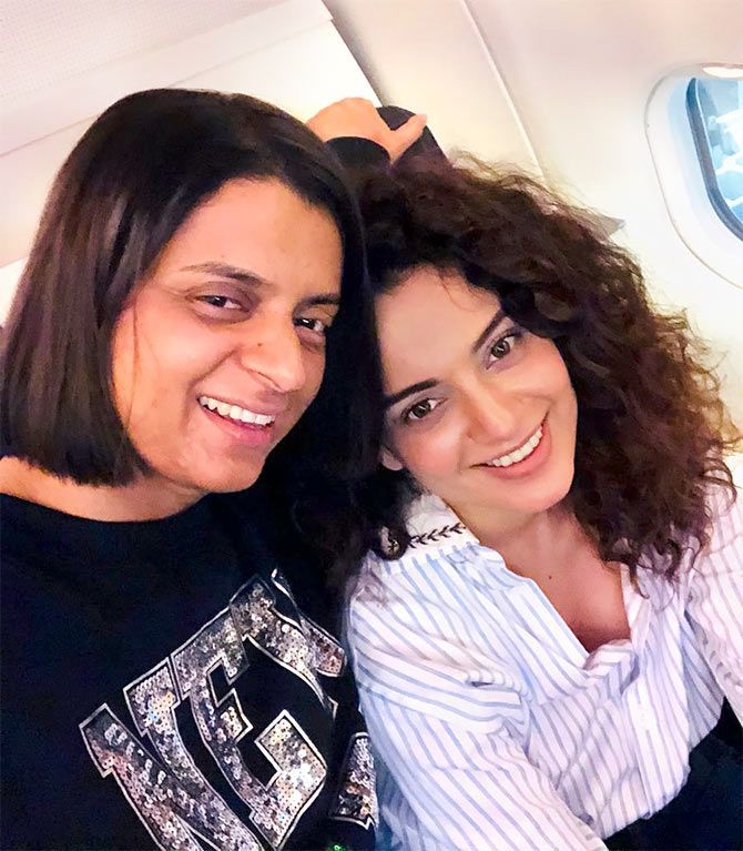 Kangana Ranaut's Sister And Manager Rangoli Threatens To Sue Designer Anand Bhushan, Claims He Is Using Actress' Name For Mileage