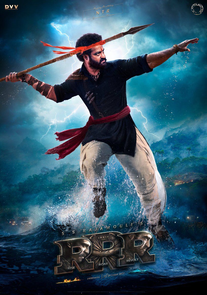 RRR: SS Rajamouli Unveils The Character Poster Of NTR Jr As Komaram Bheem On His Birthday; See Post