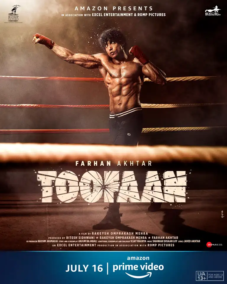 Toofaan: Farhan Akhtar’s sports drama to premiere on Amazon Prime Video on 16th July