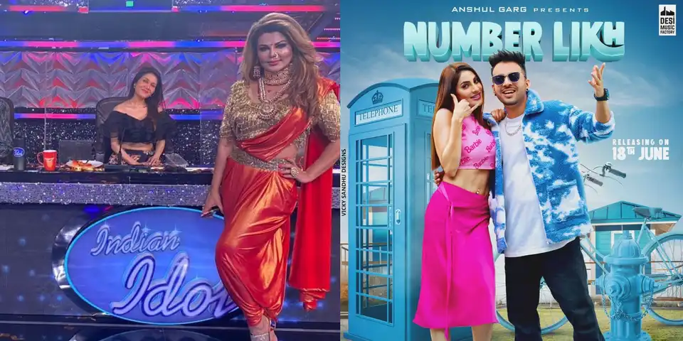 Rakhi Sawant graces Indian Idol 12 sets; Nikki Tamboli and Tony Kakkar share poster of their song ‘Number Likh’