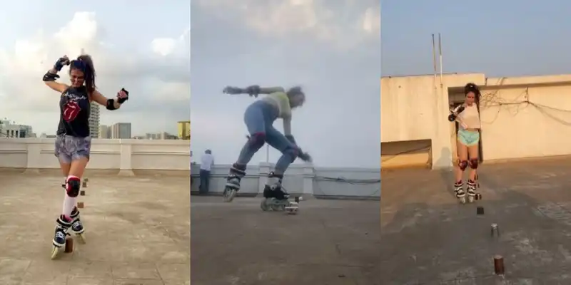 Fatima Sana Shaikh Picks Up A Cool Skating Trick From YouTube, Shares Her Satisfaction Of Getting It Right