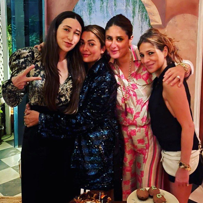 Karisma Kapoor rings in her birthday with Kareena, Saif, Malaika And Amrita; Gets a sweet birthday wish from Bebo