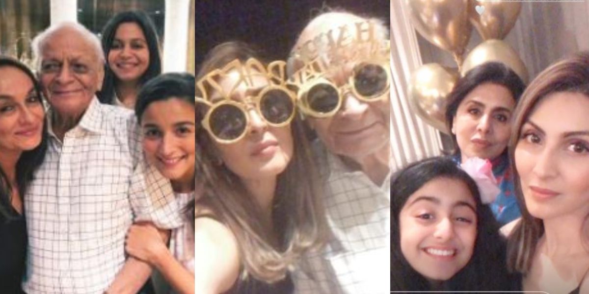 Ranbir Kapoor joins Alia Bhatt and family in celebrating her grandfather's 93rd birthday but can you spot him?