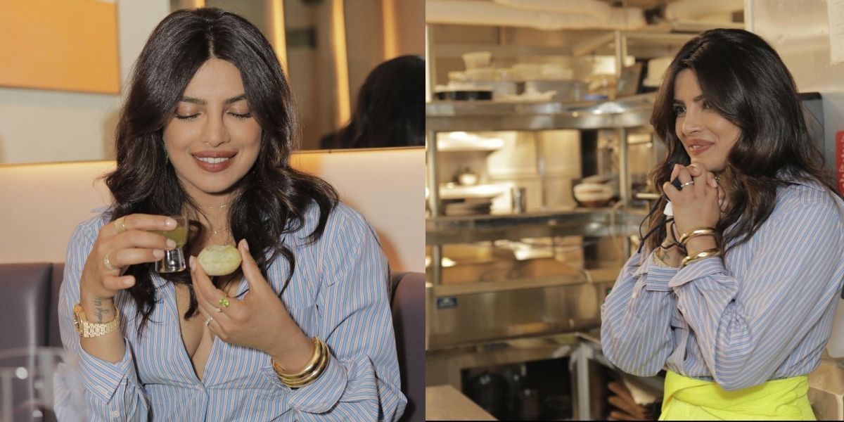 Priyanka Chopra finally pays her luxurious restaurant Sona a visit in NYC, gorges on gol gappas with her friends 