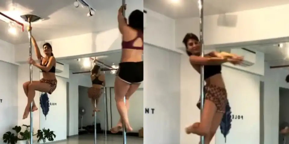 Jacqueline Fernandez flaunts her pole-dancing skills; Watch