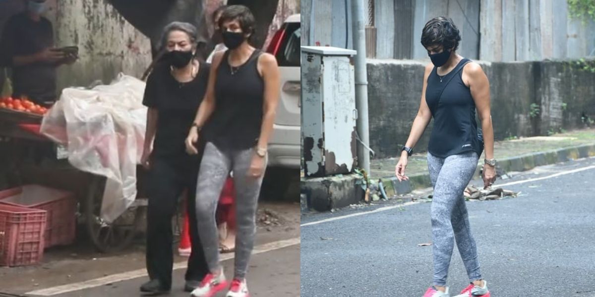 Mandira Bedi spotted out with her mother first time since Raj Kaushal's death, netizens slam paparazzi: "Please leave her alone"