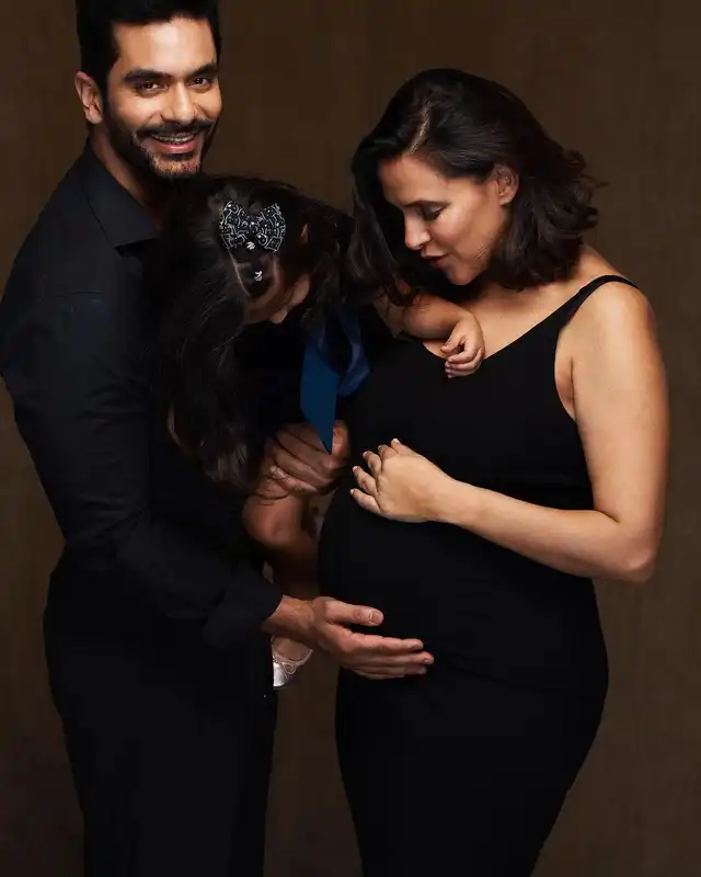 Neha Dhupia and Angad Bedi are expecting their second child; actress flaunts baby bump in new post