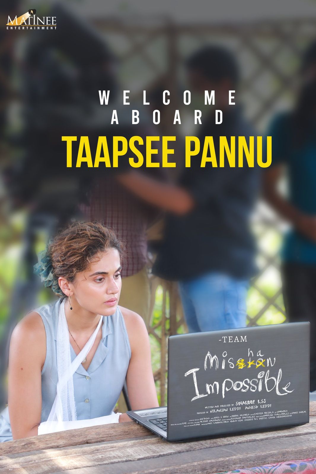 Taapsee Pannu begins work on Telugu film Mishan Impossible in Hyderabad