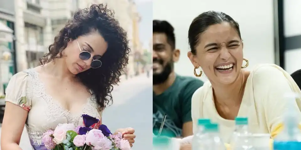 Kangana plays a ‘Bolly Bimbo’ for self indulgent pictures; Alia shares sneak peeks from first day on Darlings set