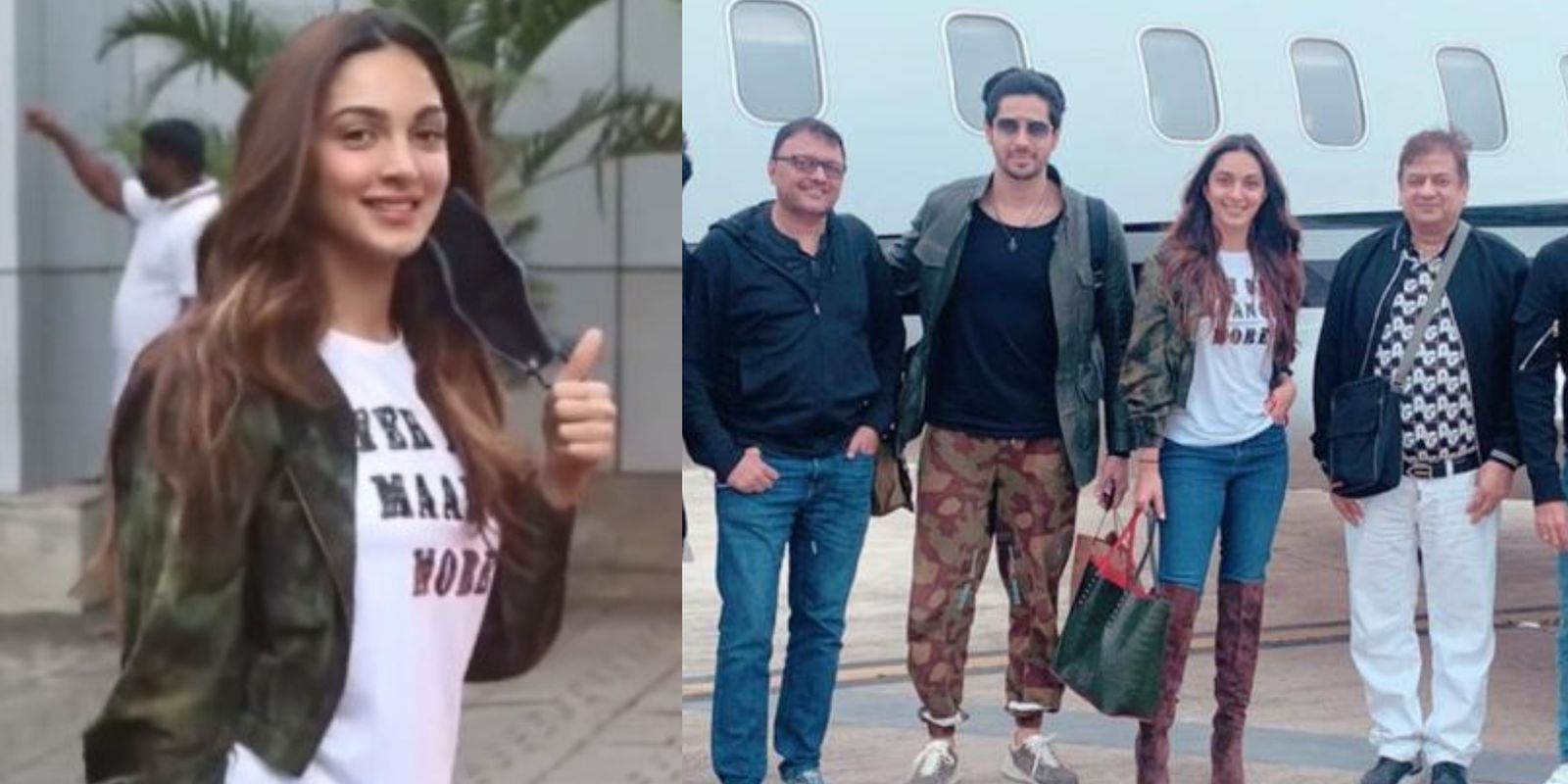 Kiara Advani sports a t-shirt that says ‘Yeh Dil Maange More’ as she jets off to Kargil for Shershaah trailer launch