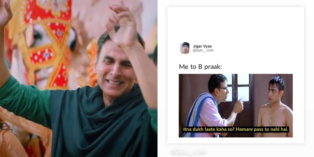 Akshay Kumar tries to take away the sting of Filhaal 2's tragic ending by sharing hilarious memes based on the music video
