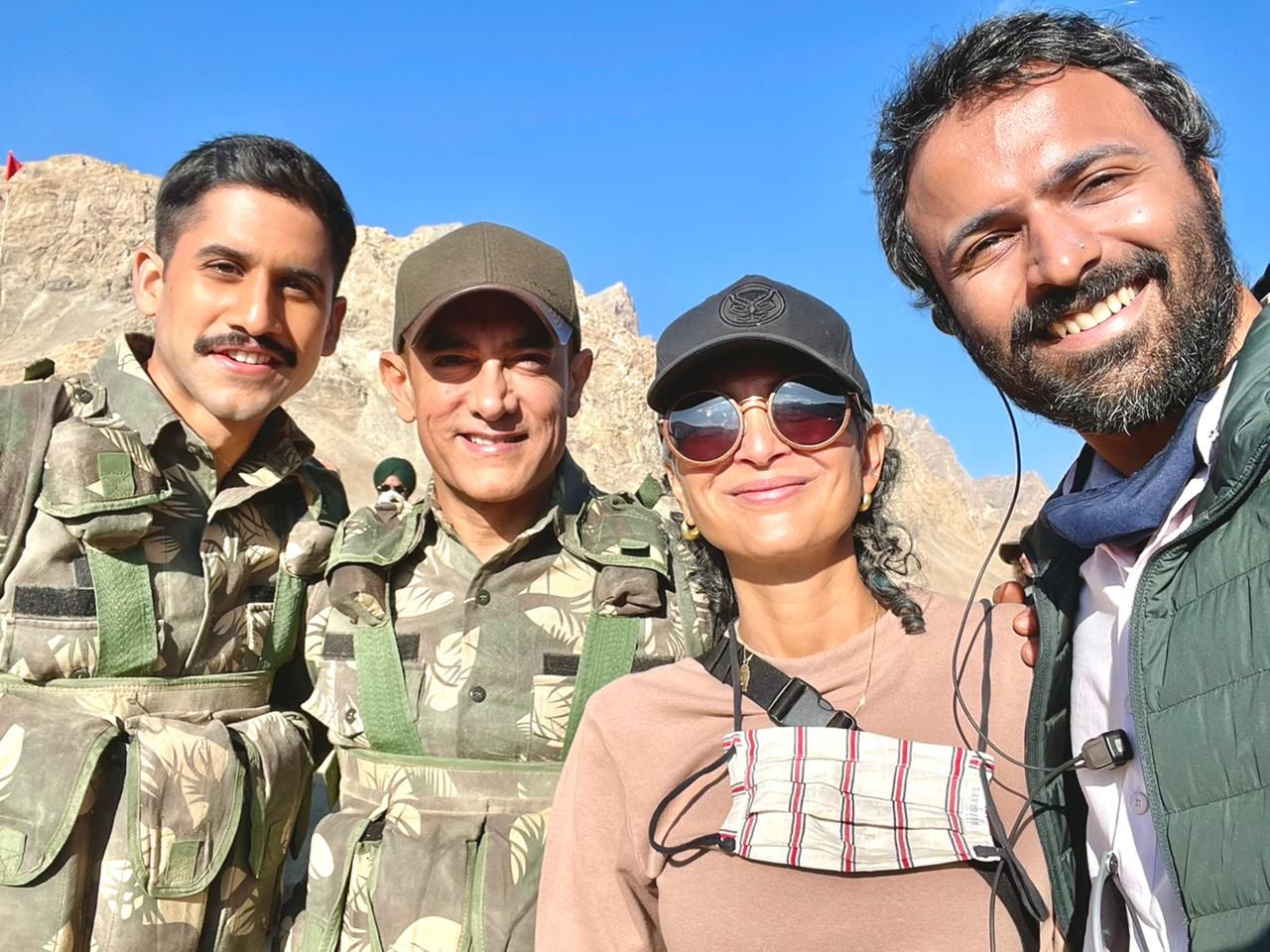 Naga Chaitanya and Aamir Khan shoot for Laal Singh Chaddha in Kargil, their picture from sets goes viral
