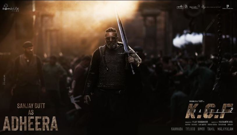 KGF Chapter 2: Sanjay Dutt's look as 'Adheera' from the film revealed on actor's birthday; check it out