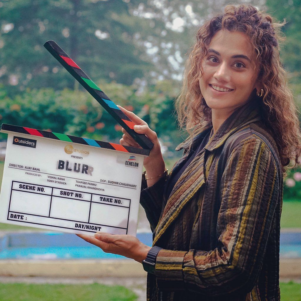 Taapsee Pannu to play a double role in her maiden production Blurr