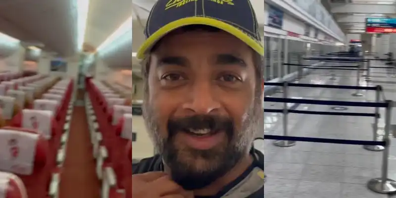 R Madhavan is the only passenger at the airport & in the flight to Dubai says, 'Aiesa lag raha hai bhoot bangle mein hoon'