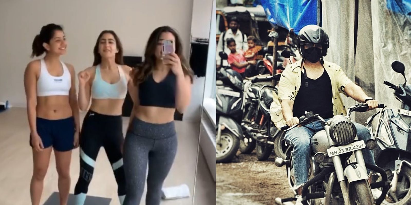 Sara Ali Khan introduces fans to her squad; Kartik Aaryan rides to work in style after 5 months