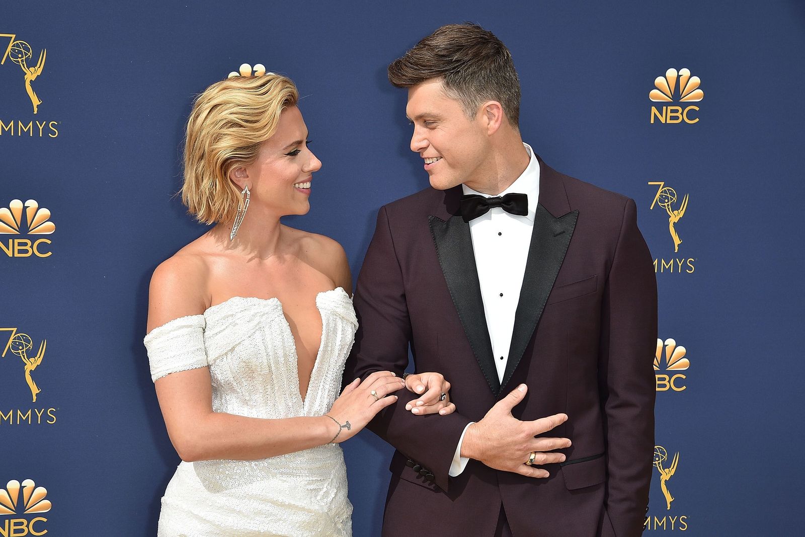 Black Widow actress Scarlett Johansson and husband Colin Jost welcome first child together