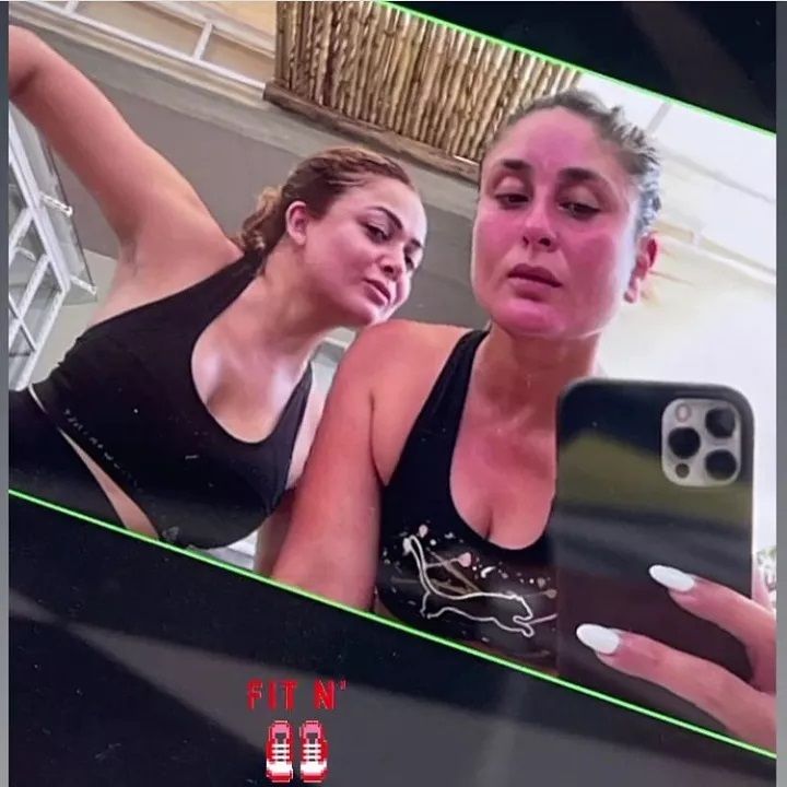 Kareena Kapoor Khan gives a peek into her workout session with BFF Amrita Arora; Watch