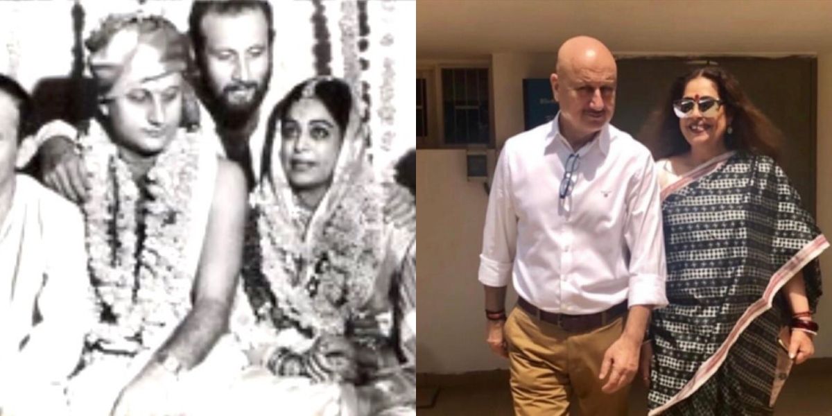 Anupam Kher shares wedding pictures with Kirron Kher on anniversary: 'These black & white pics have all the shades of colour'