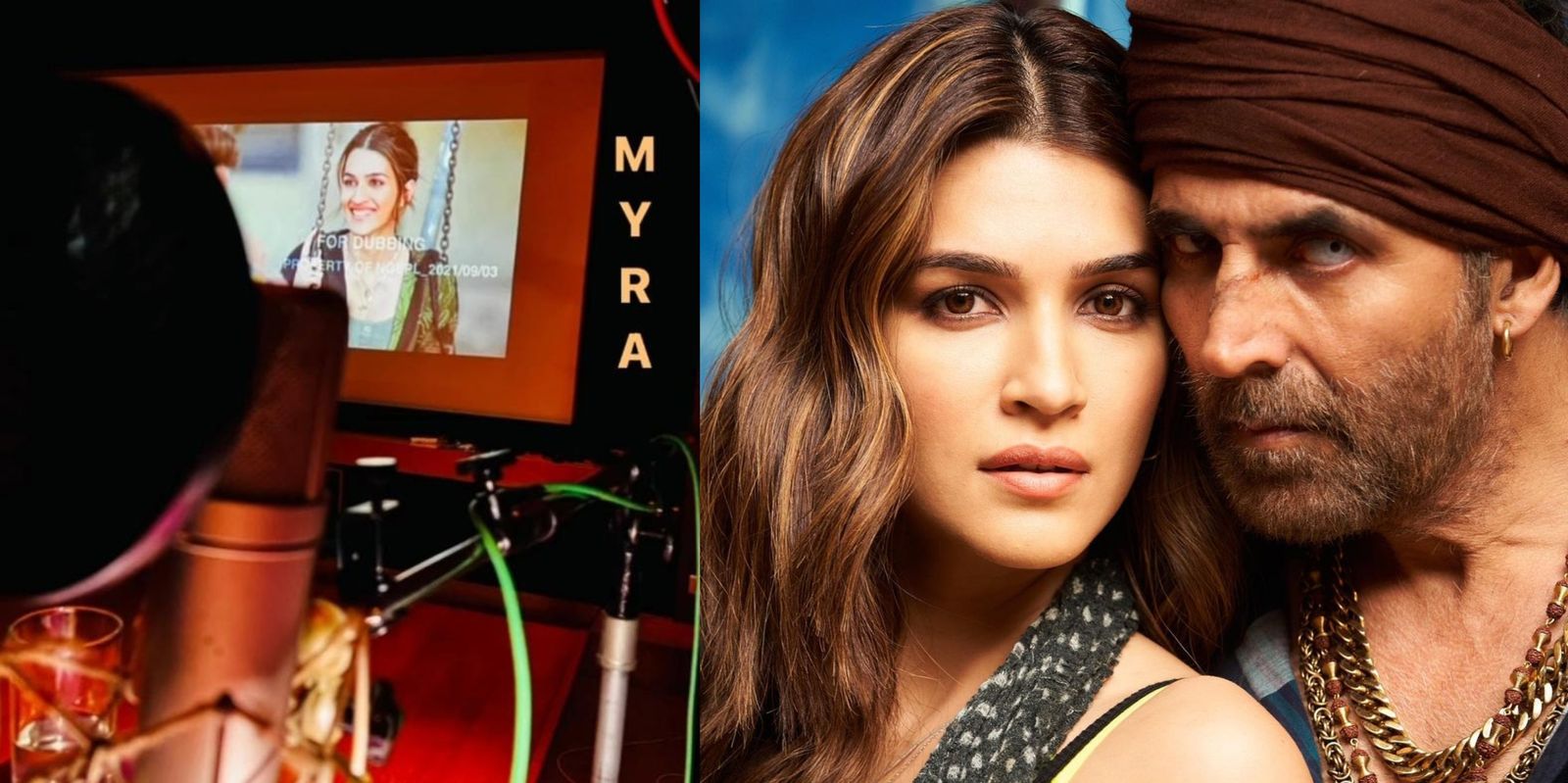 Bachchan Pandey: Kriti Sanon shares glimpse of her character Myra during dubbing sessions