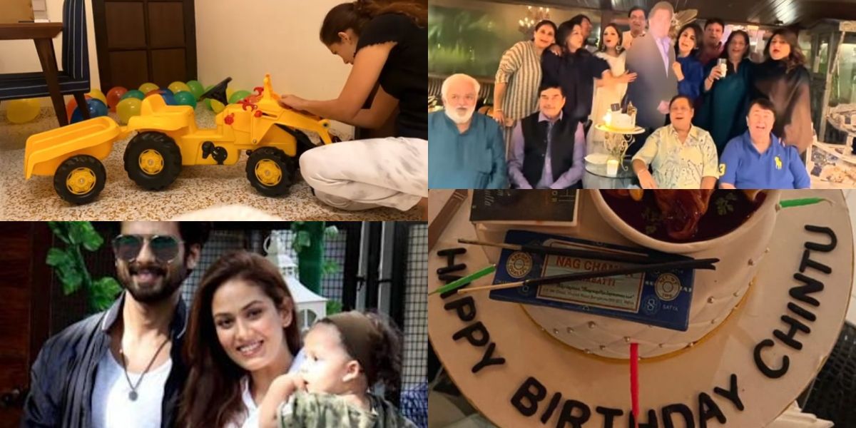Mira Rajput assembles a toy car for JCB loving son Zain's birthday; Neetu Kapoor celebrate Rishi Kapoor's birthday with friends