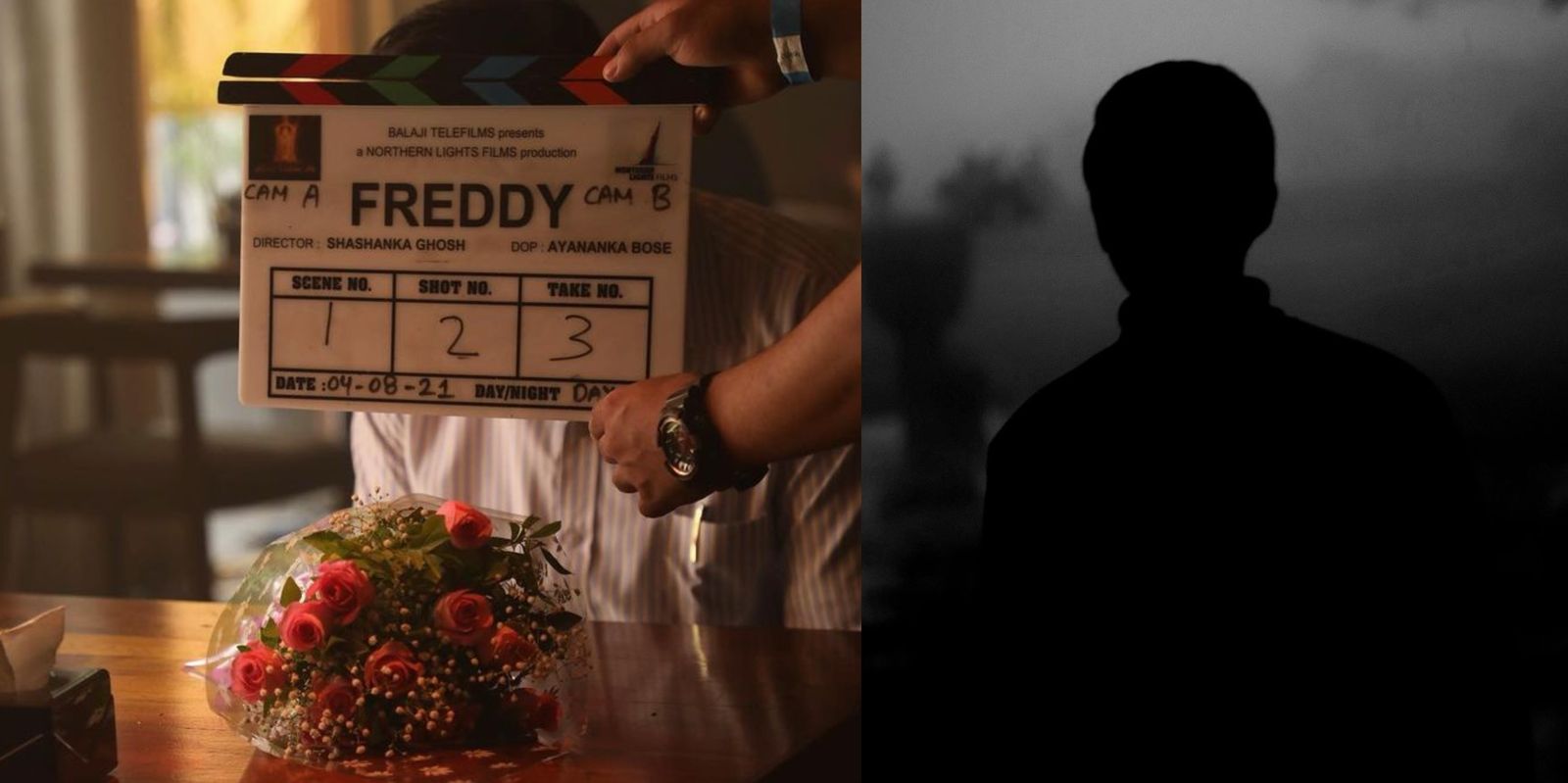 Kartik Aaryan announces wrap of Freddy climax with a silhouette picture from the sets