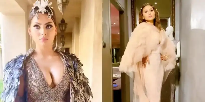 Urvashi Rautela poses in designer gowns worth Rs. 1 crore each, her sensuous looks scream fashion goals