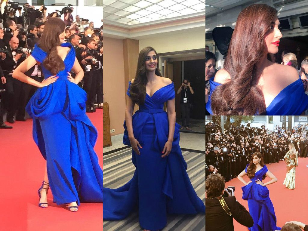 It's Raining Photos As Sonam Steals The Show In An Electric Blue Creation 