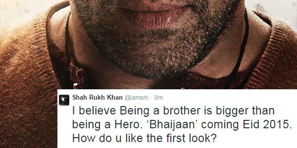 Shah Rukh Khan Just Tweeted The First Look Of Bajrangi Bhaijaan