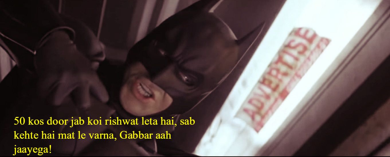 This Gabbar Dub of Batman: The Dark Knight Rises Is Hilarious! 