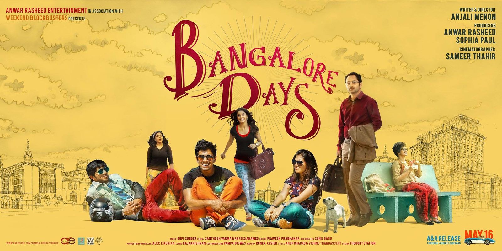 Bangalore Days to roll out from April